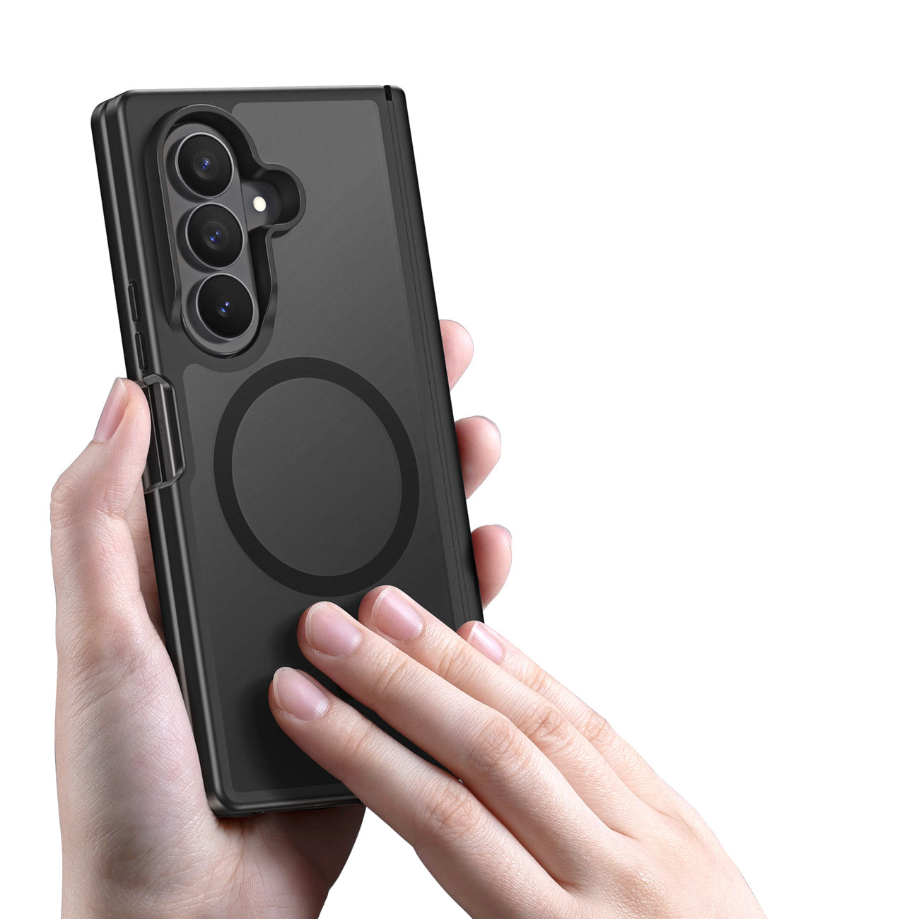 Dux Ducis Yind dėklas Samsung Galaxy Z Fold 8 / Z Fold 7 - Juoda -- Samsung Galaxy Z Fold 8 / Samsung Galaxy Z Fold 7