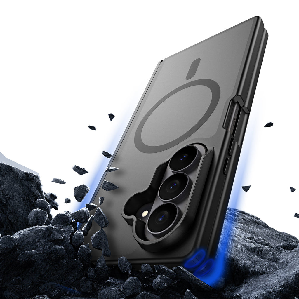 Dux Ducis Yind dėklas Samsung Galaxy Z Fold 8 / Z Fold 7 - Juoda -- Samsung Galaxy Z Fold 8 / Samsung Galaxy Z Fold 7