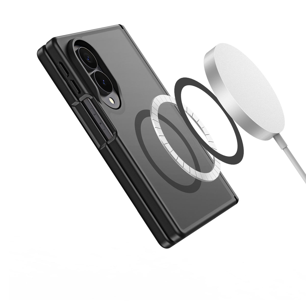 Dux Ducis Yind deklas Samsung Galaxy Z Fold 8 Wide - juodas -- Samsung Galaxy Z Fold 8