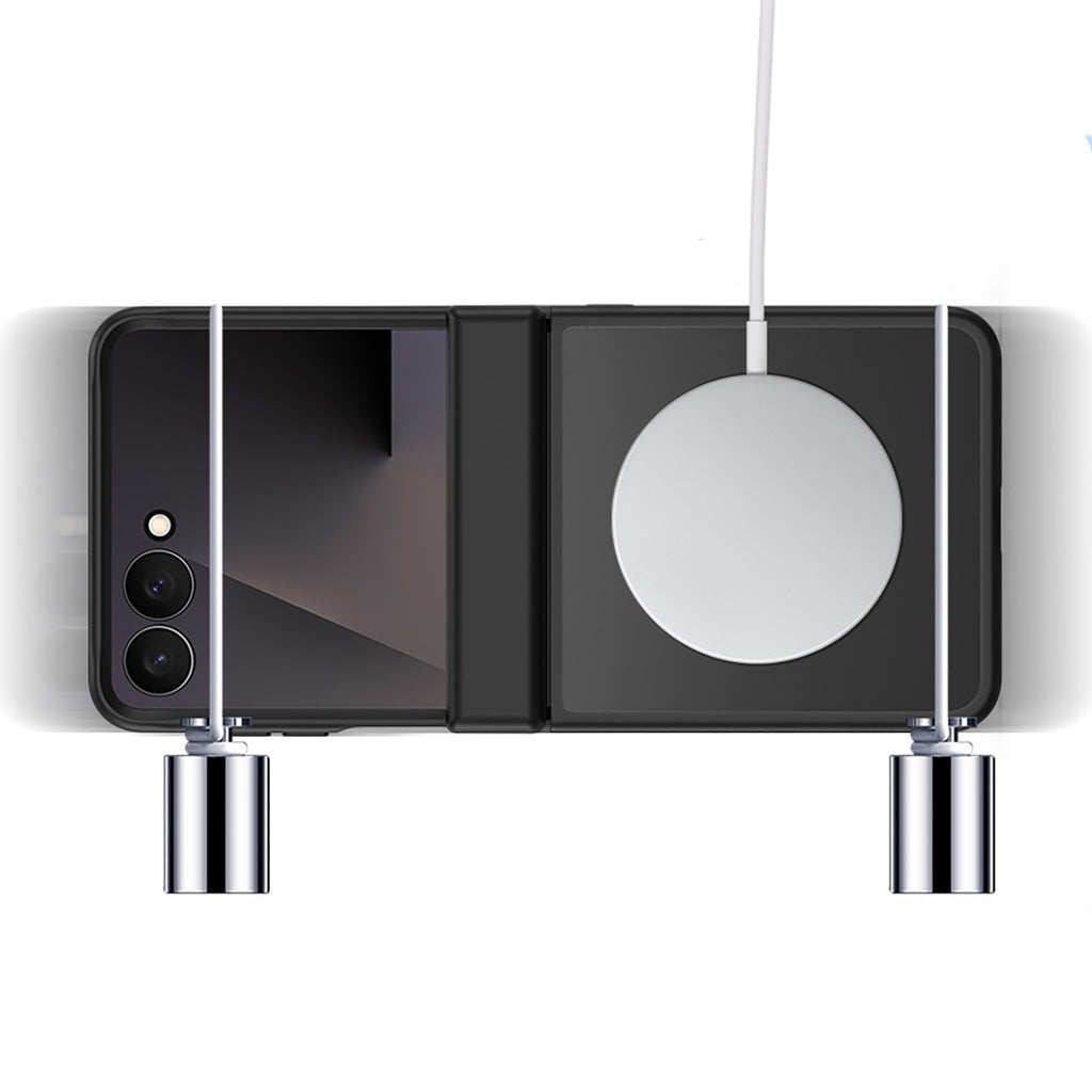 Dux Ducis Yind deklas Samsung Galaxy Z Flip 8, suderinamas su MagSafe - juodas -- Samsung Galaxy Z Flip 8