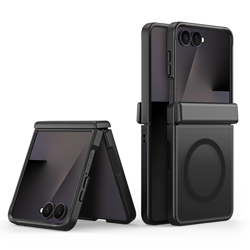Dux Ducis Yind deklas Samsung Galaxy Z Flip 8, suderinamas su MagSafe - juodas -- Samsung Galaxy Z Flip 8