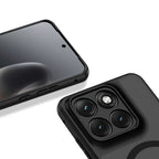 Tech-Protect Magmat MagSafe dėklas Motorola Edge 70 Fusion / Fusion + 5G - Matinė juoda -- Motorola Edge 70 Fusion /...