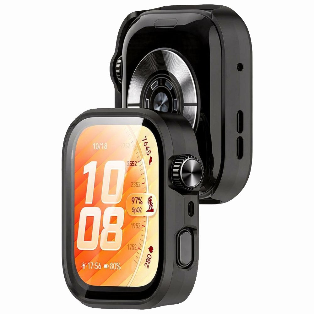 Tech-Protect Defense dėklas Huawei Watch Fit 5 Pro - Juodas -- Huawei Watch Fit 5 Pro