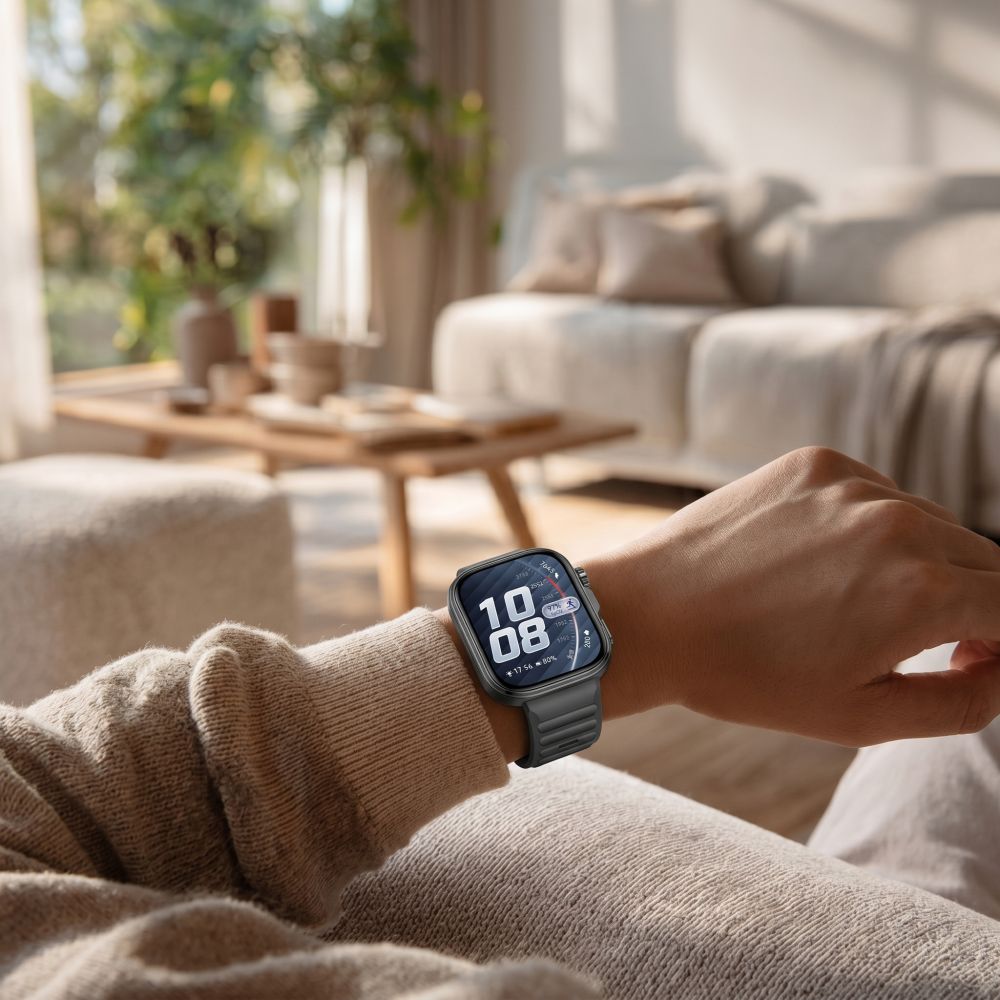 Tech-Protect Defense dėklas Huawei Watch Fit 5 Pro - Juodas -- Huawei Watch Fit 5 Pro