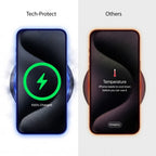 Tech-Protect A51 MagSafe 3-in-1 25W QI2.2 belaidis įkroviklis - juodas -- Cell phone chargers