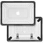 Tech-Protect Kevlar Pro dėklas MacBook Neo 13" 2026 - Juodas ir skaidrus -- MacBook Neo 13" 2026