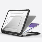 Tech-Protect Kevlar Pro dėklas MacBook Neo 13" 2026 - Juodas ir skaidrus -- MacBook Neo 13" 2026