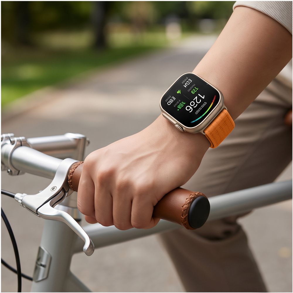 Tech-Protect Nylon Dirželis Huawei Watch Fit 3 / 4 / 4 Pro / 5 / 5 Pro - Oranžinė -- Huawei Watch Fit 3 / Huawei Watch...