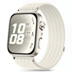 Tech-Protect Nylon Dirželis Huawei Watch Fit 3 / 4 / 4 Pro / 5 / 5 Pro - Balta -- Huawei Watch Fit 3 / Huawei Watch Fit 4...