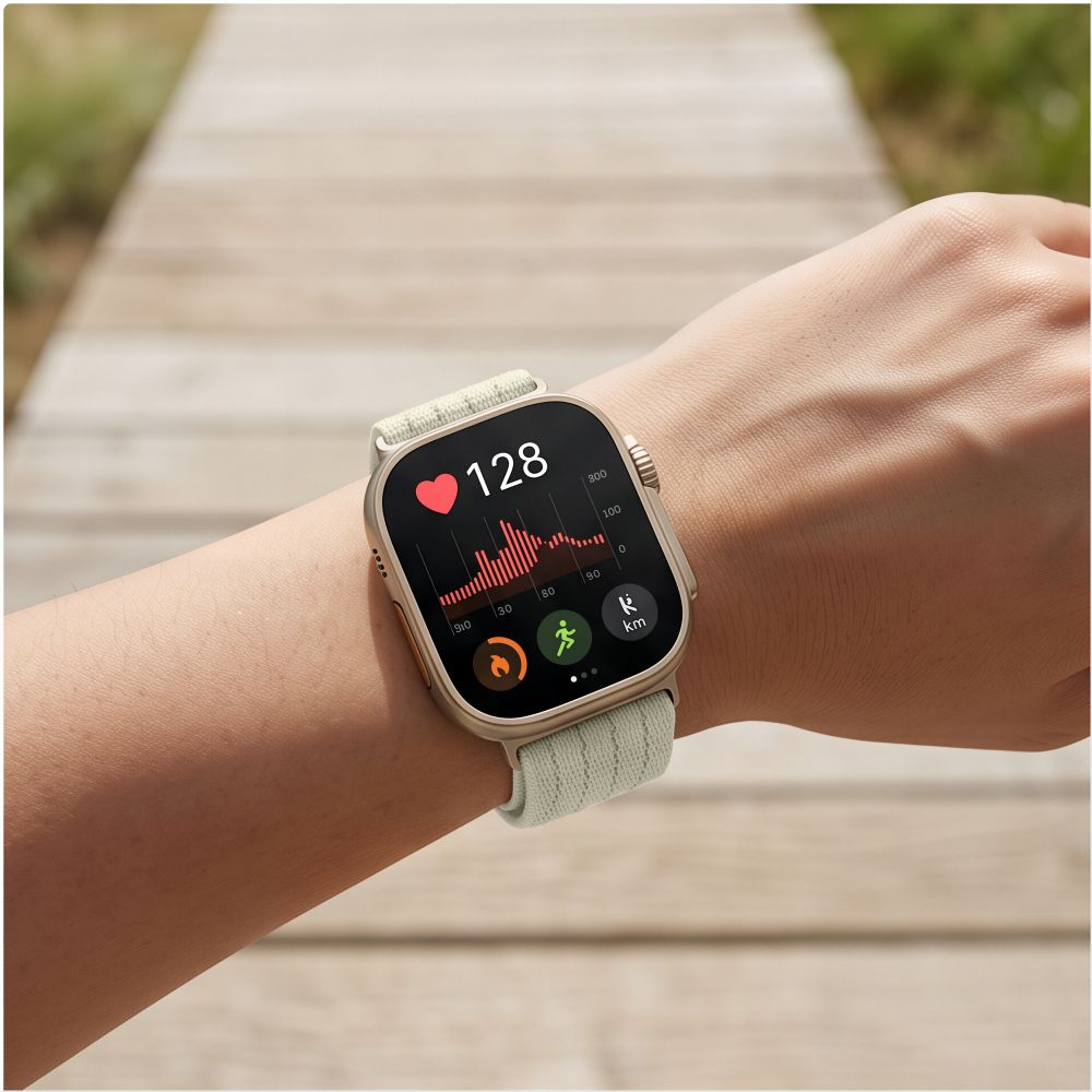 Tech-Protect Nylon Dirželis Huawei Watch Fit 3 / 4 / 4 Pro / 5 / 5 Pro - Balta -- Huawei Watch Fit 3 / Huawei Watch Fit 4...