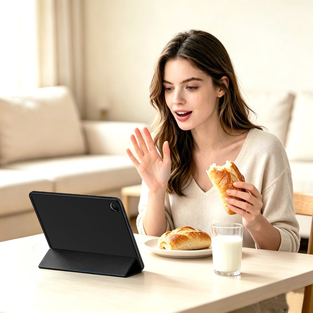 Tech-Protect SmartCase Pen dėklas Xiaomi Redmi Pad 2 9.7" - juodas -- Xiaomi Redmi Pad 2