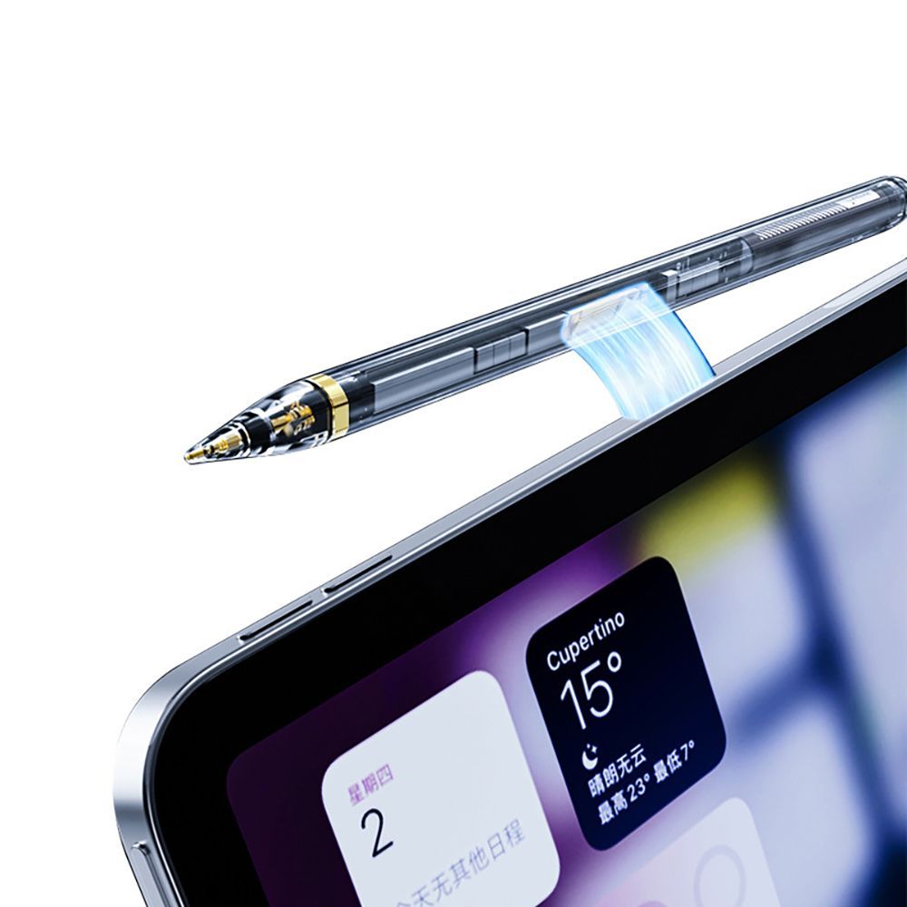 Tech-Protect Stylus Tips 4 vnt. pakaitiniai antgaliai Apple Pencil - Skaidri -- Apple Pencil