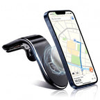 3mk Magnet Power Grip automobilinis laikiklis grotelėms - Juodas -- Cell phone holders