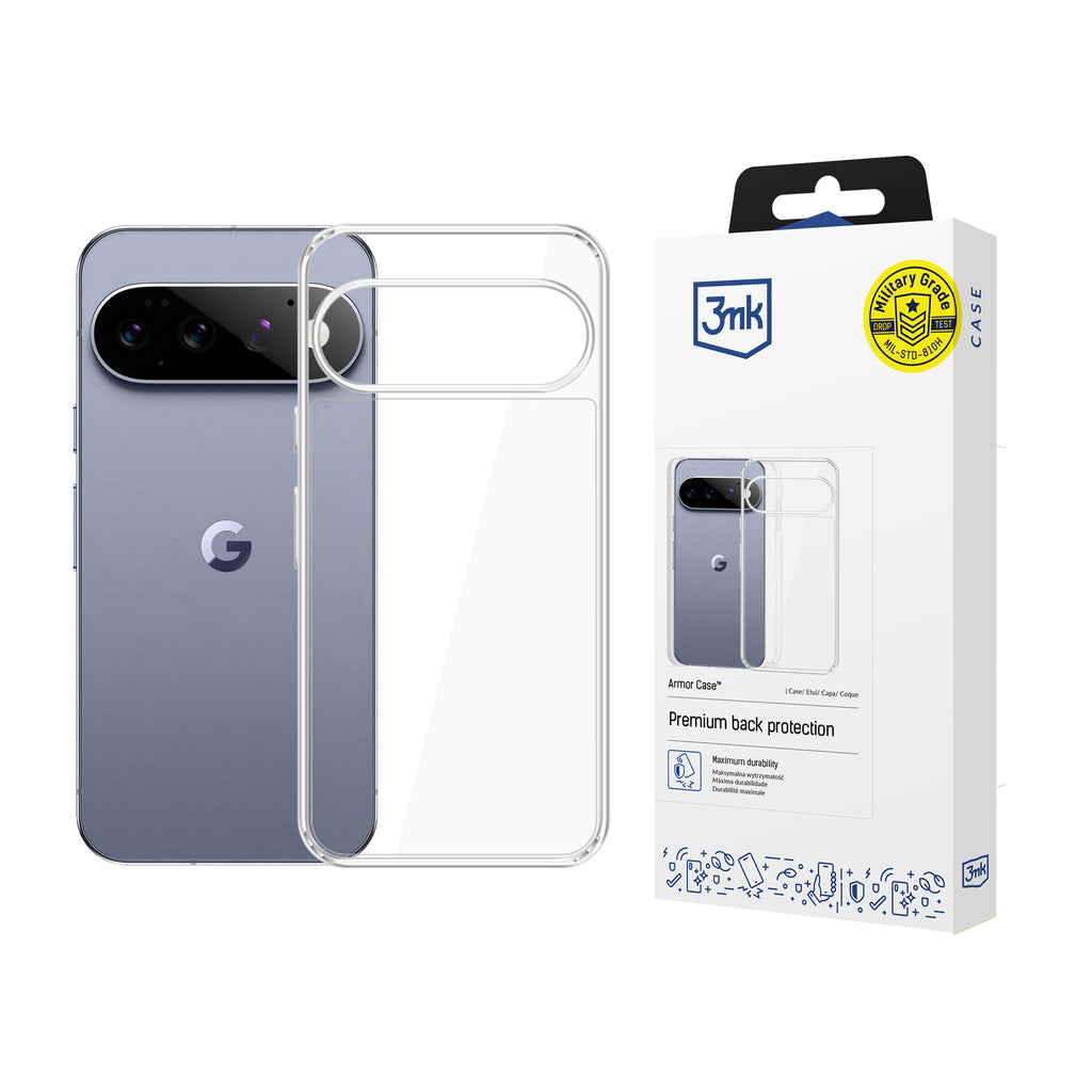 3mk Armor Case dėl Google Pixel 11 Pro XL - permatamas -- Google Pixel 11 Pro XL