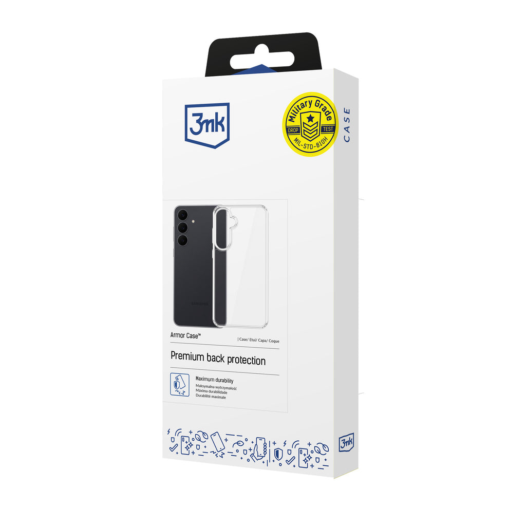 3mk Armor Case dėl Samsung Galaxy S26 FE - permatamas -- Samsung Galaxy S26 FE
