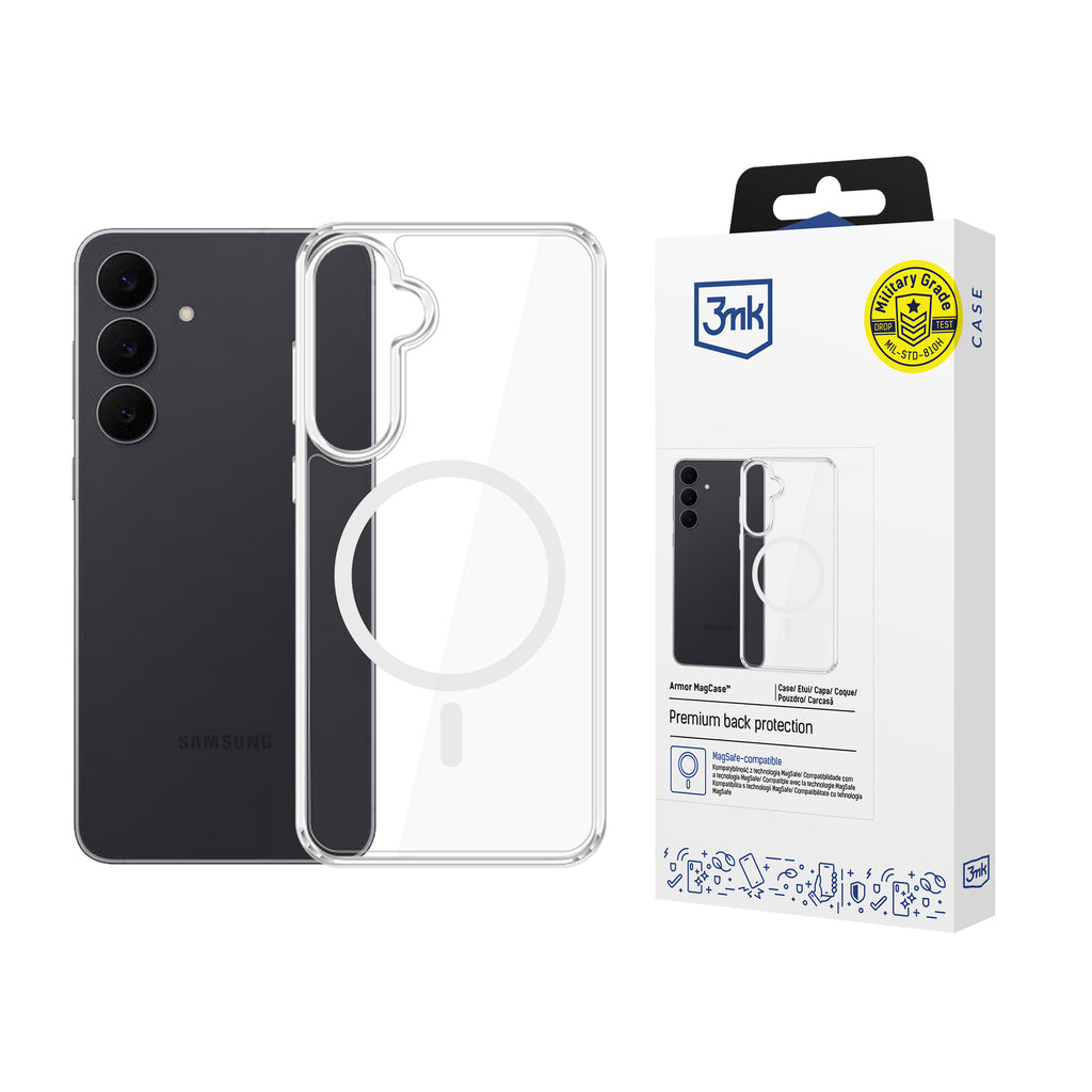 3mk Armor MagCase skirtas Samsung Galaxy S26 FE - skaidrus -- Samsung Galaxy S26 FE