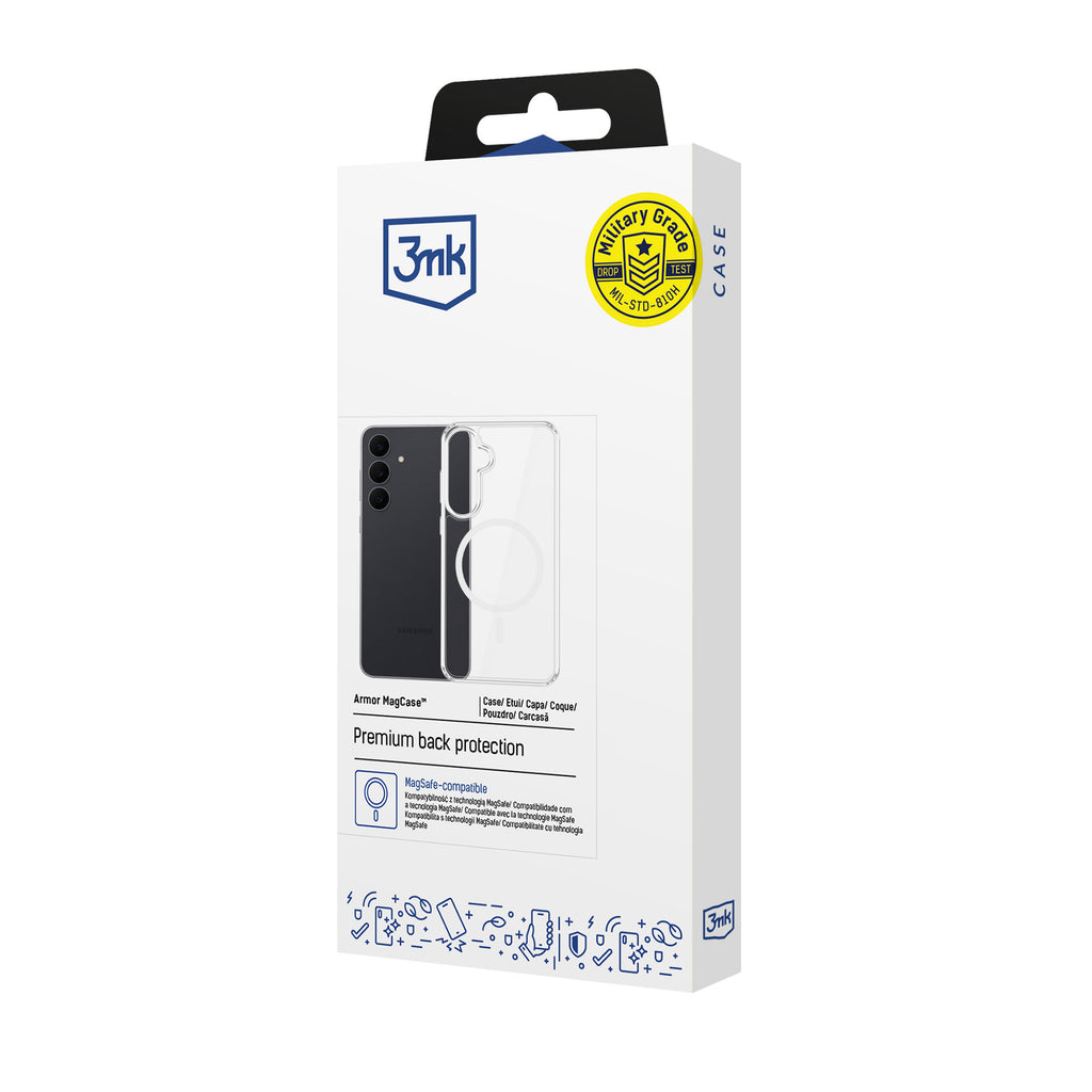 3mk Armor MagCase skirtas Samsung Galaxy S26 FE - skaidrus -- Samsung Galaxy S26 FE