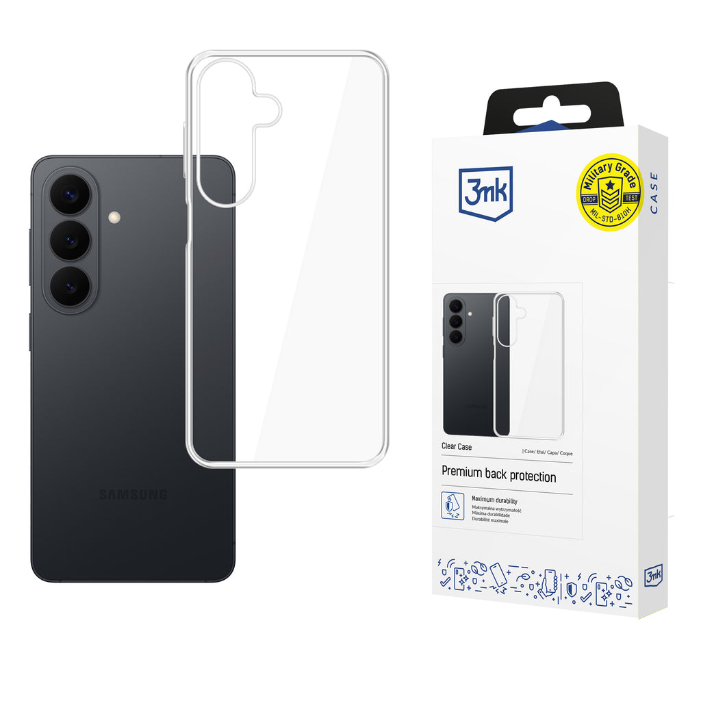 3mk Clear Case skirtas Samsung Galaxy S26 FE - skaidras -- Samsung Galaxy S26 FE