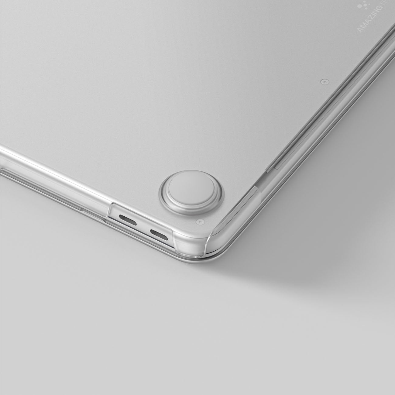 AmazingThing Titan Hardshell dėklas MacBook Neo 13" - Skaidrus -- MacBook Neo 13"
