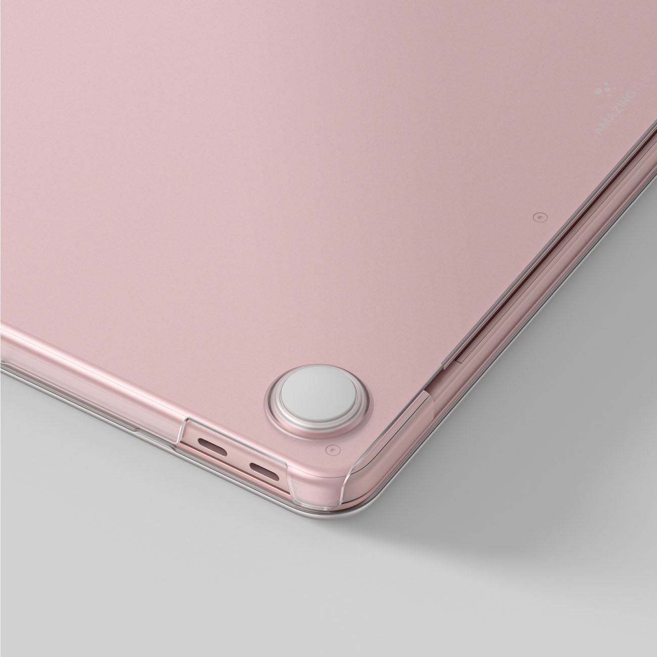 AmazingThing Titan Hardshell dėklas MacBook Neo 13" - Rožinis -- MacBook Neo 13"