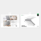 AmazingThing Titan Hardshell dėklas MacBook Air M5 13.6" - Skaidrus -- MacBook Air 13" M5