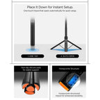 Spigen S582W Bluetooth Savigrama lazda - juoda -- Selfie Sticks & Tripods