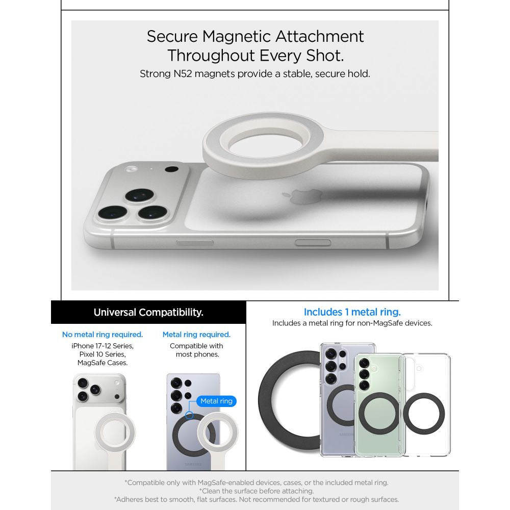 Spigen S582W Bluetooth savifotografinis lazdas – Smėlio spalva -- Selfie Sticks & Tripods