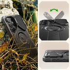 Tech-Protect Kevlar MagSafe 2-Set dėklas Samsung Galaxy S26 Ultra - Juodas -- Samsung Galaxy S26 Ultra