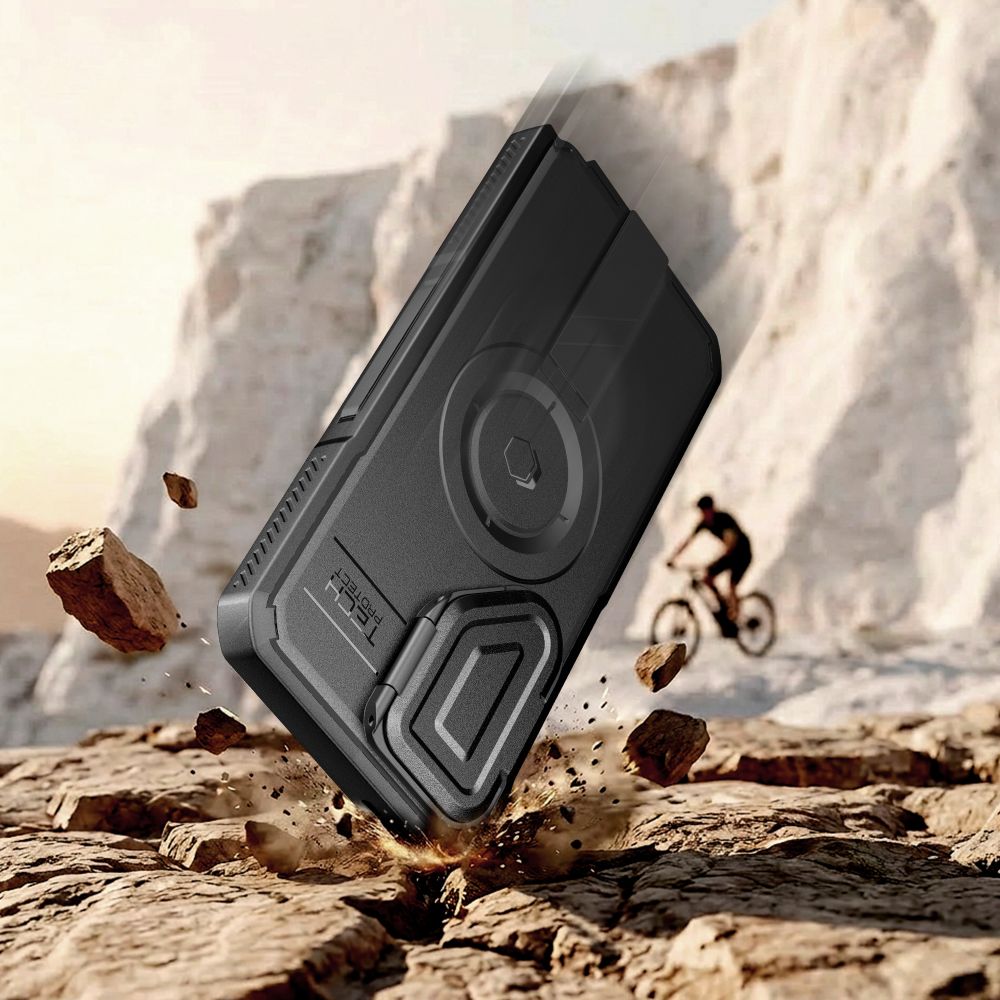 Tech-Protect Kevlar MagSafe 2-Set dėklas Samsung Galaxy S26 Ultra - Juodas -- Samsung Galaxy S26 Ultra