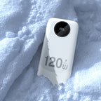 Dudao K13 10000mAh Powerbank su integruotu kabelu - Balta -- Powerbanks