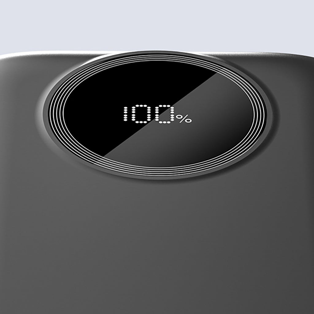 Dudao K13 10000mAh Powerbank su integruotu kabelu - Juoda -- Powerbanks