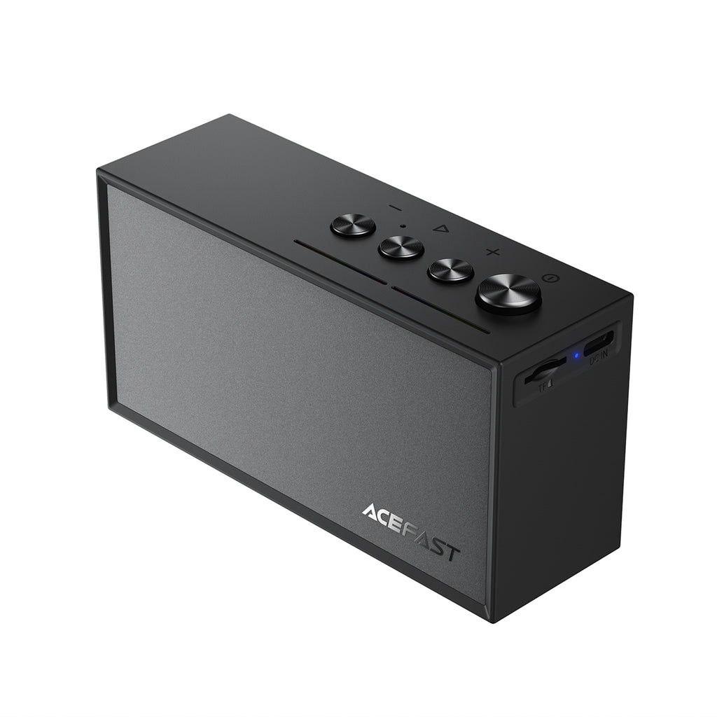Acefast K9 Go Bluetooth garsiakalbis su stereofoniniu režimu ir ENC - juodas -- Bluetooth Speakers