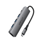 Acefast J16 USB Hub USB-C 5-in-1 HDMI 4K 60Hz PD90W Docking stotis - pilka -- USB Hubs