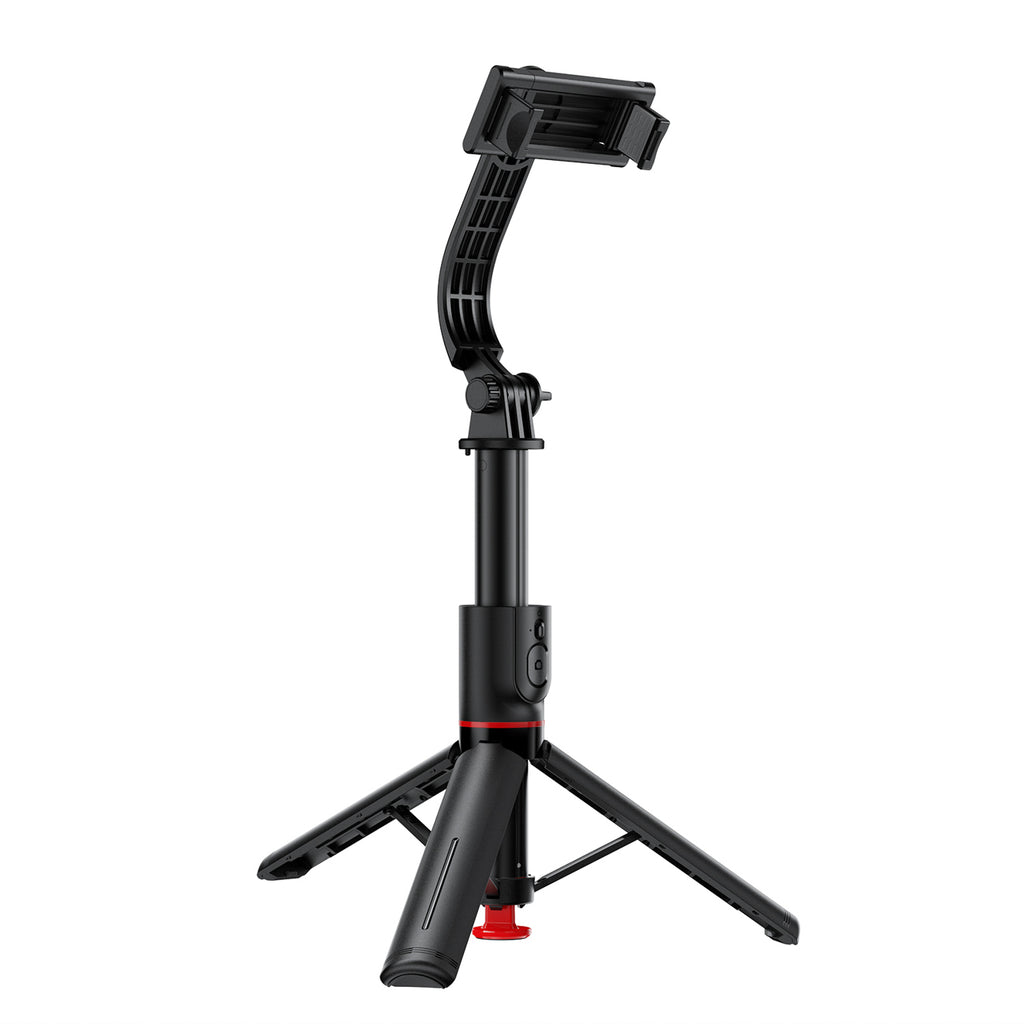 Acefast E42 savifotografinis lazdas su automatine trikoja ir Bluetooth nuotolinio valdymo pultu 1,05 m – Juodas -- Selfie...