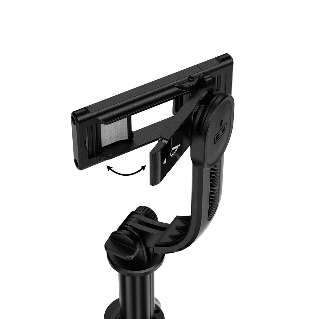 Acefast E42 savifotografinis lazdas su automatine trikoja ir Bluetooth nuotolinio valdymo pultu 1,05 m – Juodas -- Selfie...