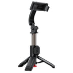 Acefast E42 savifotografinis lazdas su automatiniu trikoja ir Bluetooth nuotolinio valdymo pultu 63 cm – Juodas -- Selfie...