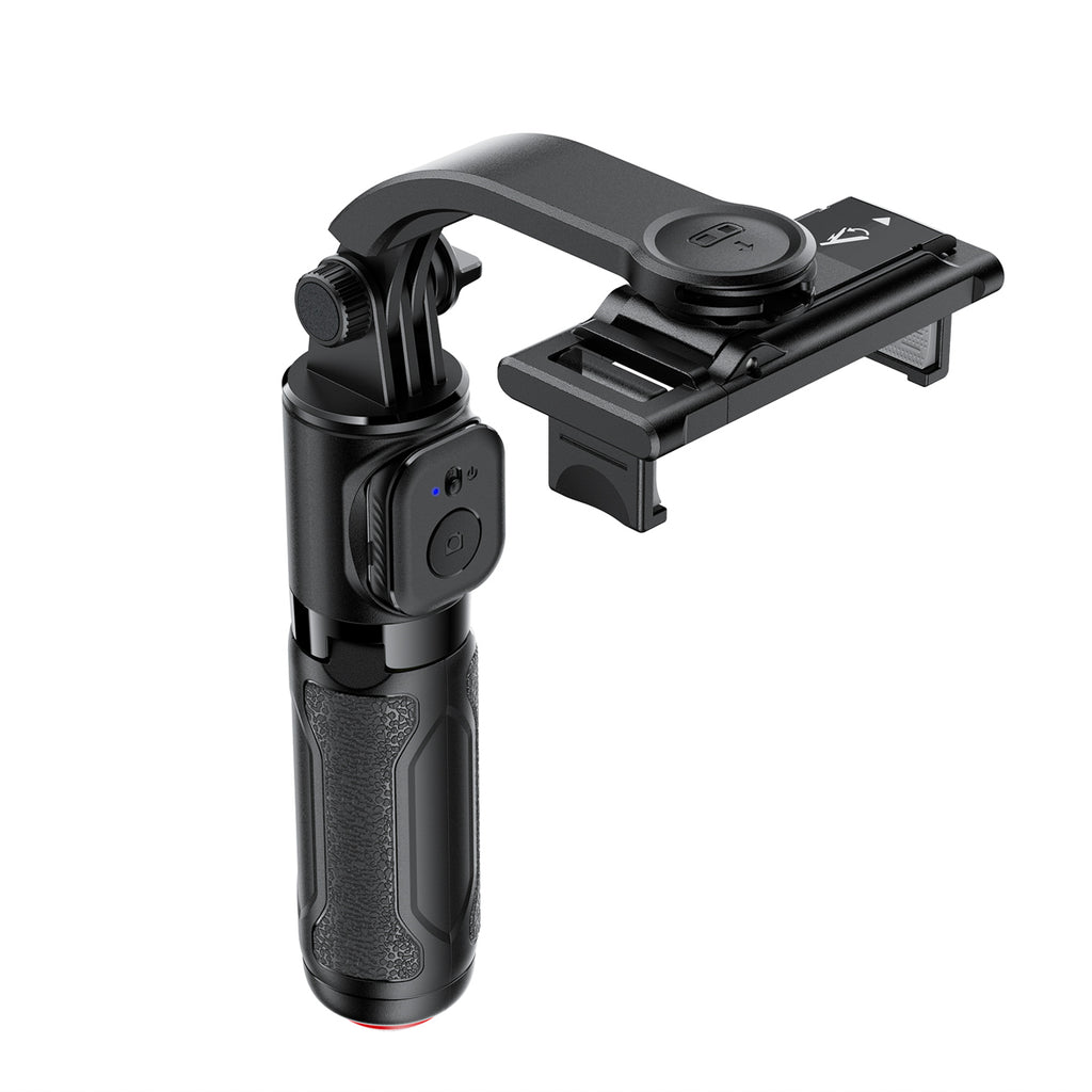 Acefast E42 savifotografinis lazdas su automatiniu trikoja ir Bluetooth nuotolinio valdymo pultu 63 cm – Juodas -- Selfie...