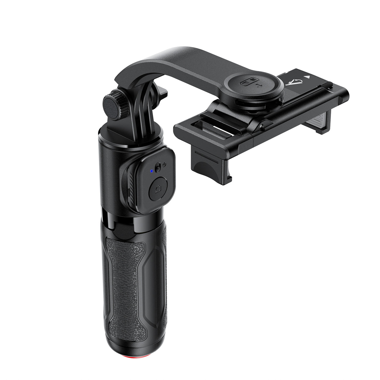 Acefast E42 savifotografinis lazdas su automatiniu trikoja ir Bluetooth nuotolinio valdymo pultu 63 cm – Juodas -- Selfie...