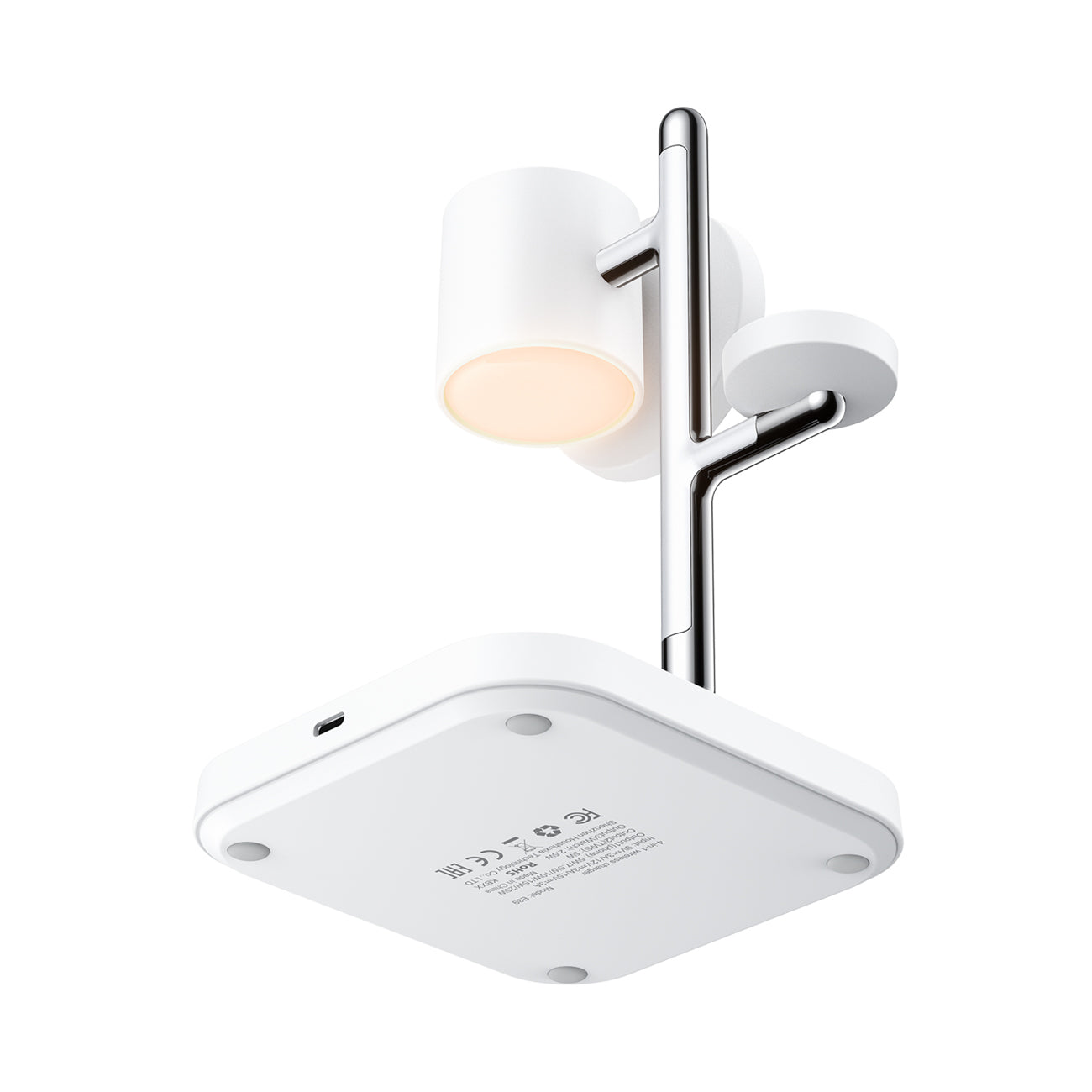 Acefast E39 Qi2.2 25W 4-in-1 belaidinis darbalaukio įkroviklis telefonui, laikrodžiui ir ausinėms su naktine šviesa –...