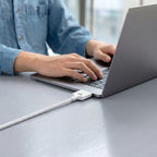 Tech-Protect MMC01 Ultraboost USB-C / USB-C MagSafe 3 140W 200cm Kabelis MacBook - Baltas -- MacBook