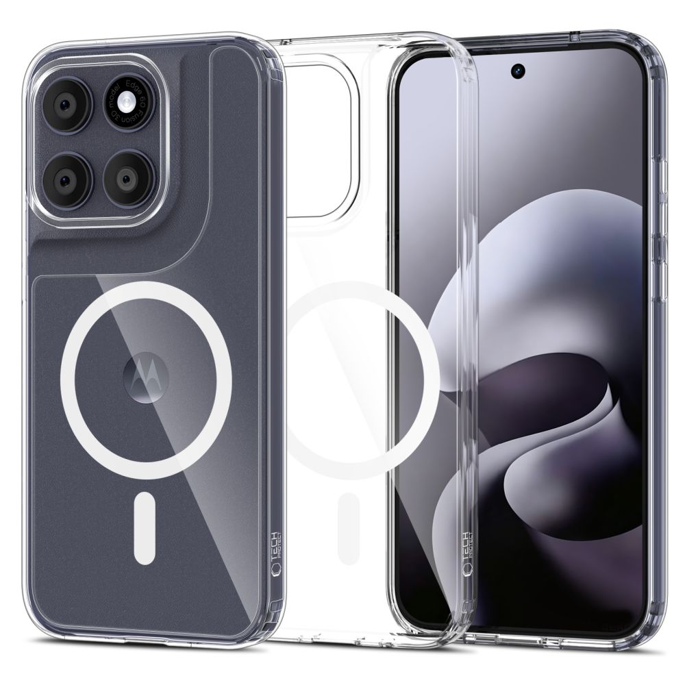 Tech-Protect FlexAir Hybrid MagSafe dėklas Motorola Moto G67 / G77 - Permatomas -- Motorola Moto G67 / Motorola Moto G77