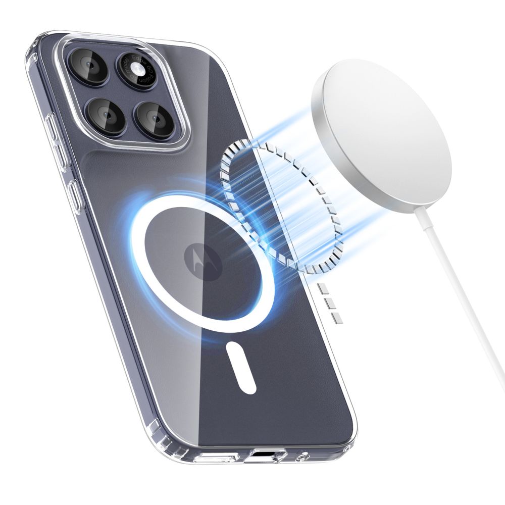 Tech-Protect FlexAir Hybrid MagSafe dėklas Motorola Moto G67 / G77 - Permatomas -- Motorola Moto G67 / Motorola Moto G77