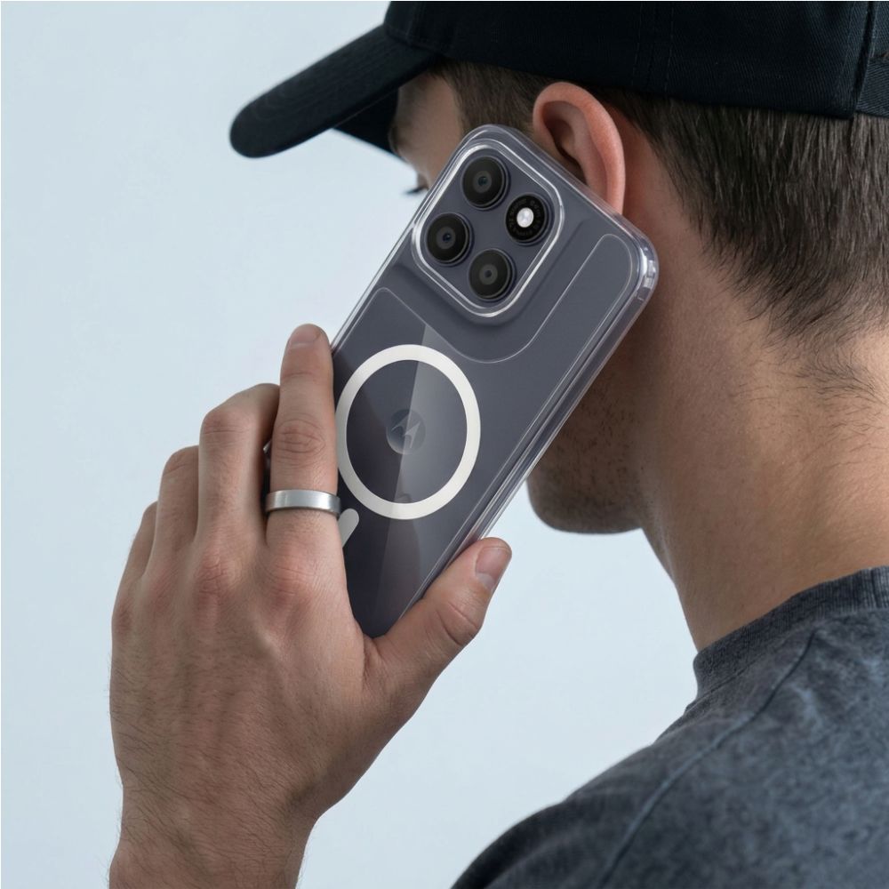 Tech-Protect FlexAir Hybrid MagSafe dėklas Motorola Moto G67 / G77 - Permatomas -- Motorola Moto G67 / Motorola Moto G77