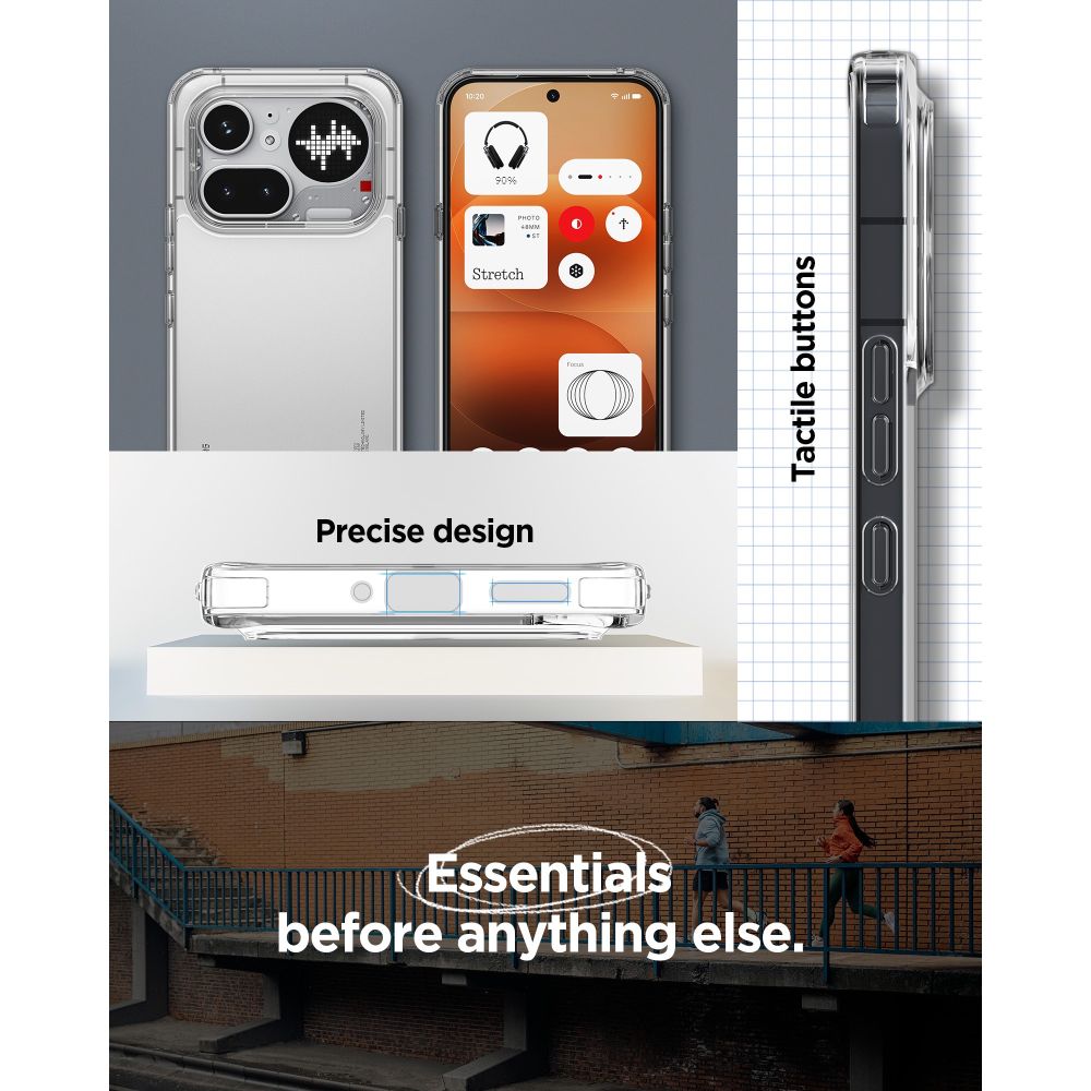 Spigen Ultra Hybrid dėklas Nothing Phone 4A Pro - Permatomas -- Nothing Phone (4a) Pro
