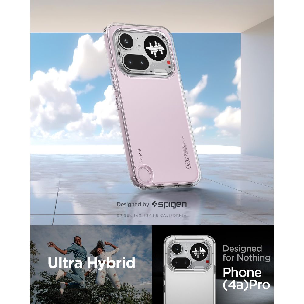 Spigen Ultra Hybrid dėklas Nothing Phone 4A Pro - Permatomas -- Nothing Phone (4a) Pro