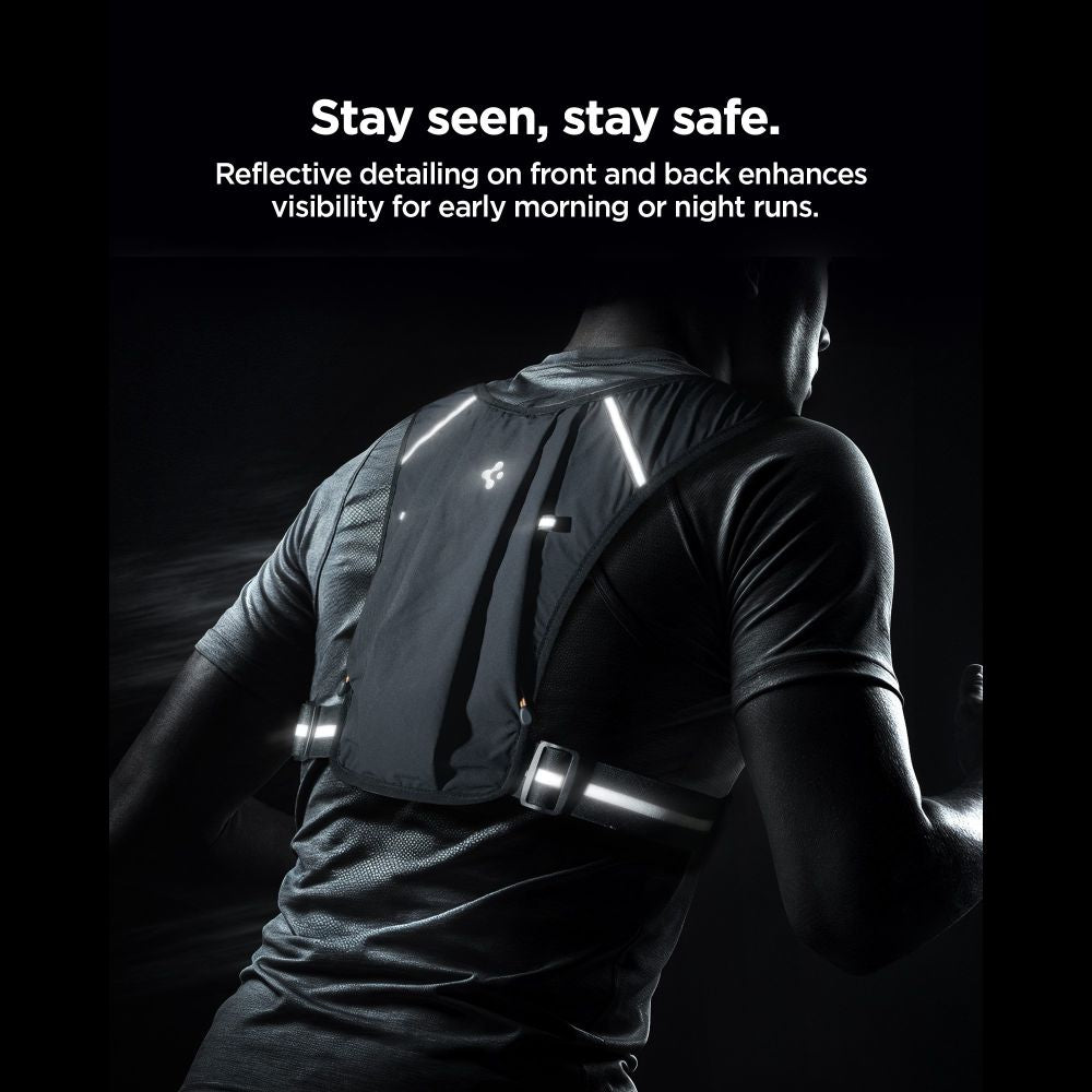 Spigen A720 Dynamic Shield bėgimo liemenė L-XL - Juoda -- Uncategorized