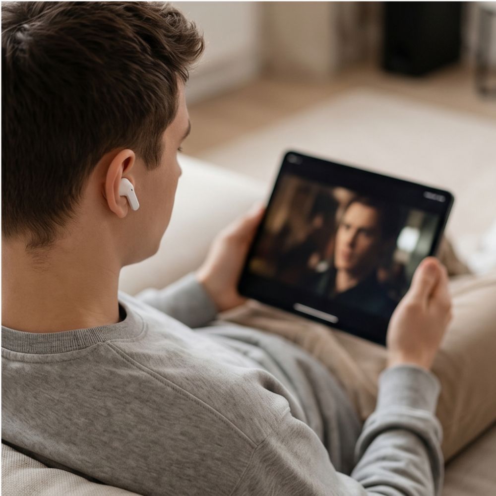 Bevielės Tech-Protect Ultraboost Pro G3 ausinės - baltos -- Headphones