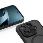 Dėklas Tech-Protect Magmat MagSafe skirtas Xiaomi 17T - juodas matinis -- Xiaomi 17T