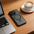 Dėklas Tech-Protect Magmat MagSafe skirtas Xiaomi 17T Pro - juodas matinis -- Xiaomi 17T Pro