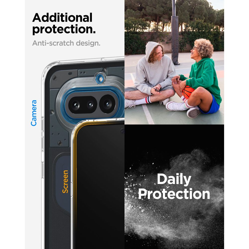 Dėklas Spigen Ultra Hybrid skirtas Nothing Phone 4A - skaidrus -- Nothing Phone (4a)